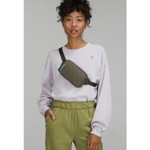 Lululemon Everywhere Belt Bag Mini Carob Brown Water Repellent | Khaki Sold Out
